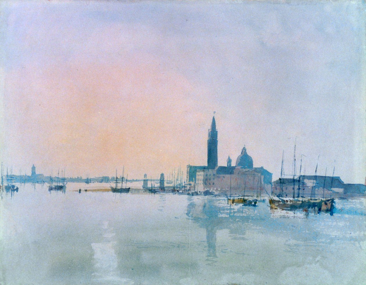 San Giorgio Maggiore a Doganából, 1819. alkotó: Joseph Mallord William Turner