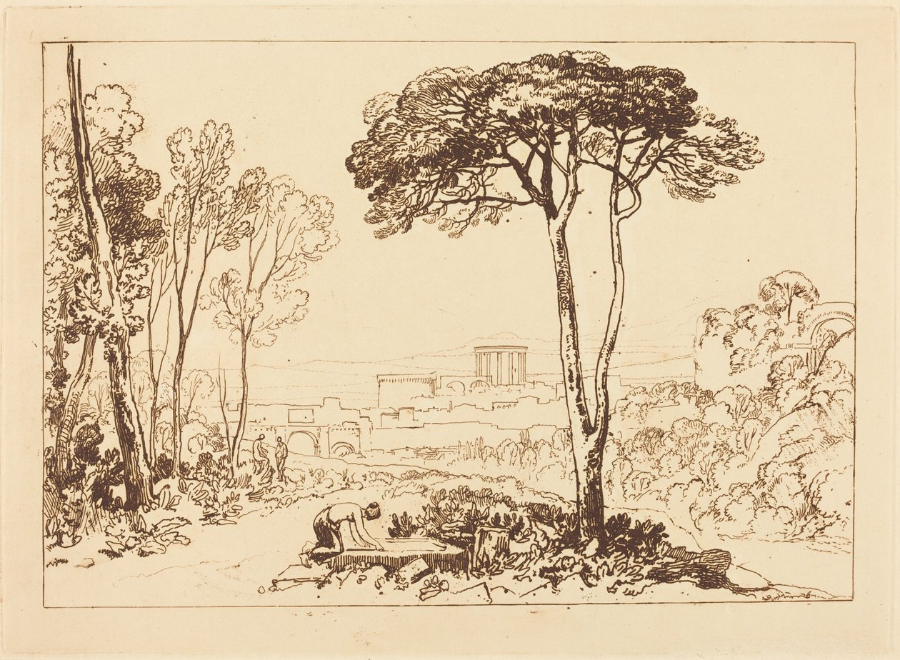 Jelenet a Campagnában alkotó: Joseph Mallord William Turner