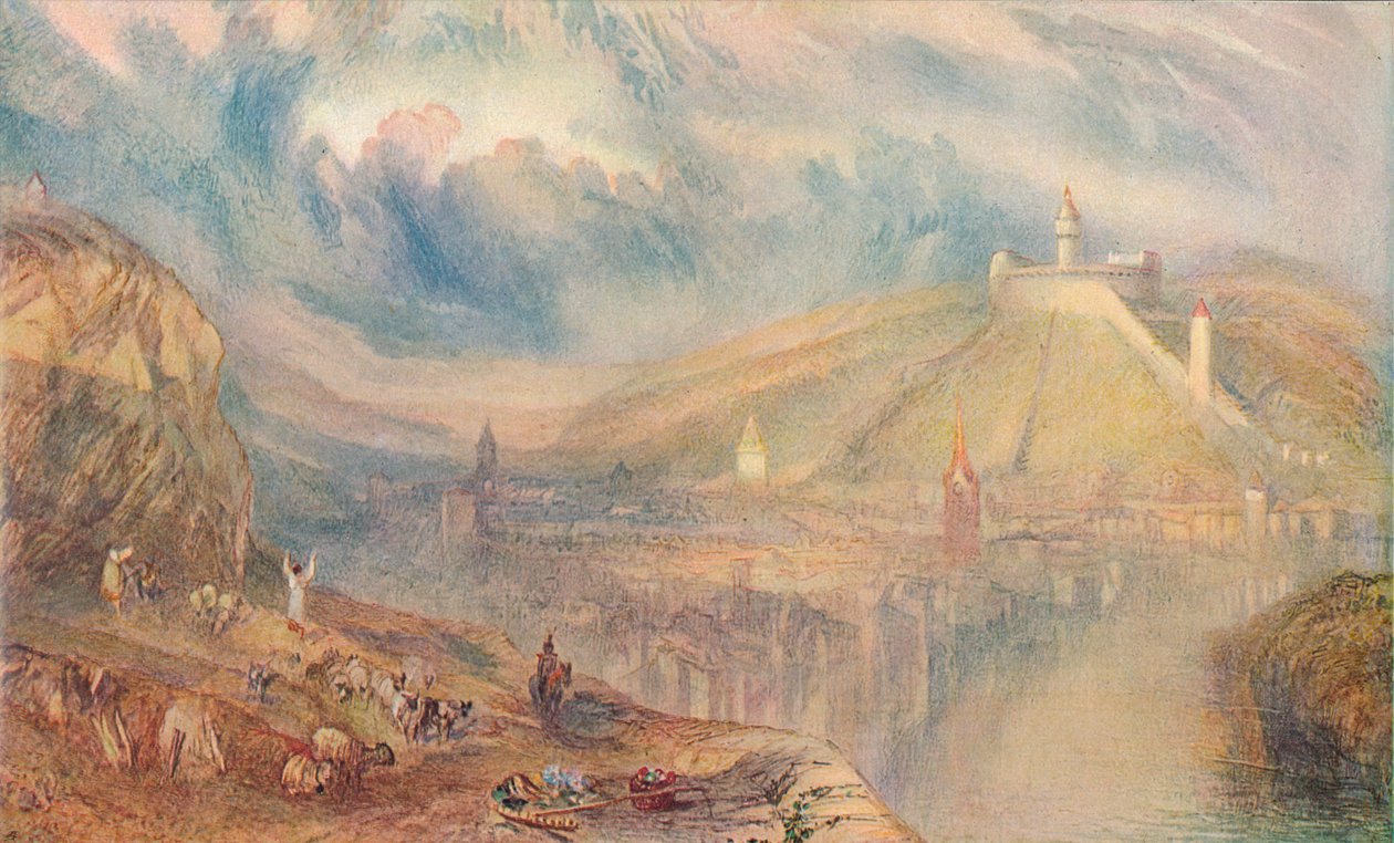 Schaaffhausen: A város, 1909 alkotó: Joseph Mallord William Turner