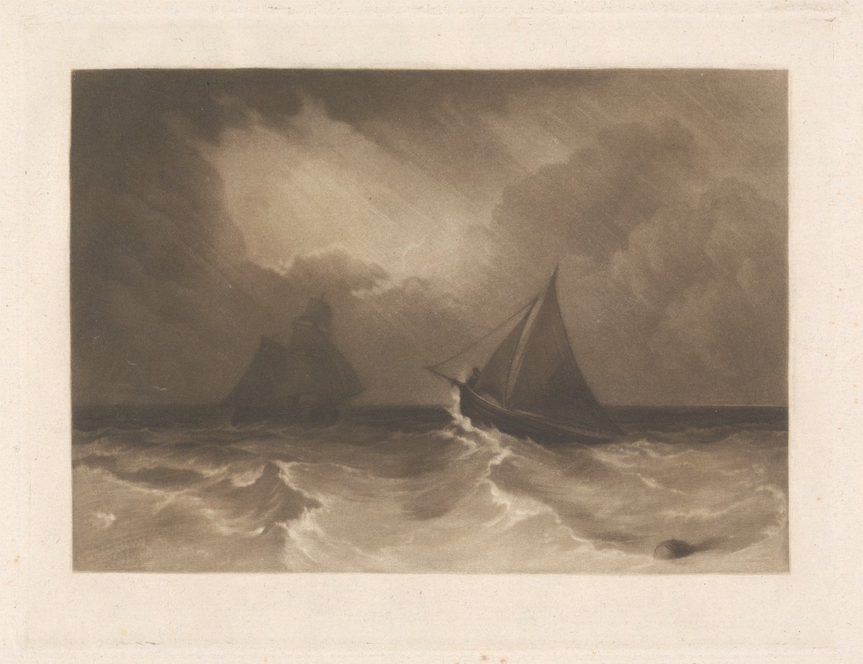Hajó és kutter alkotó: Joseph Mallord William Turner
