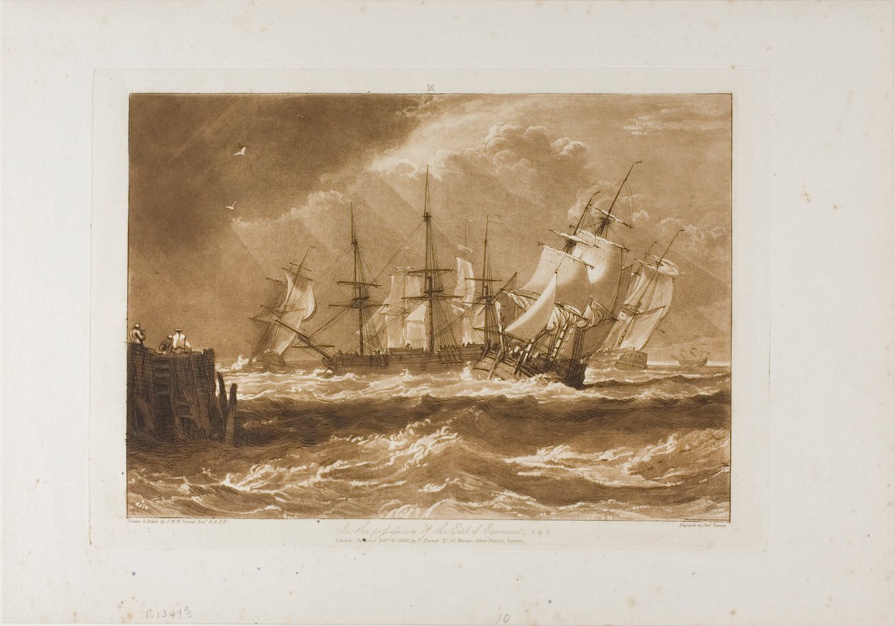 Szellőben szállítjuk, 10-es lemez a Liber Studiorumtól alkotó: Joseph Mallord William Turner