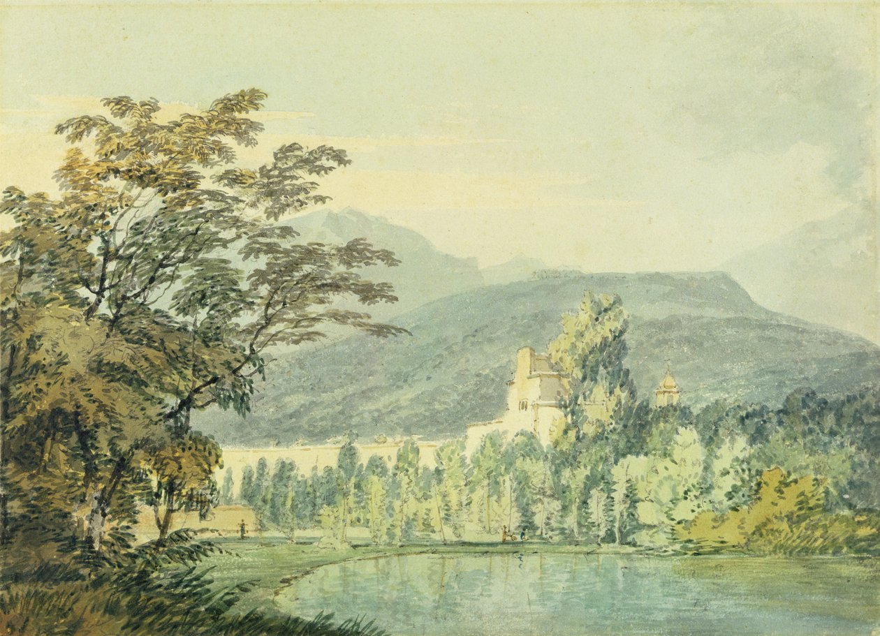 Sir William Hamilton villája, 1795 körül (wc ceruzával, papíron) alkotó: Joseph Mallord William Turner