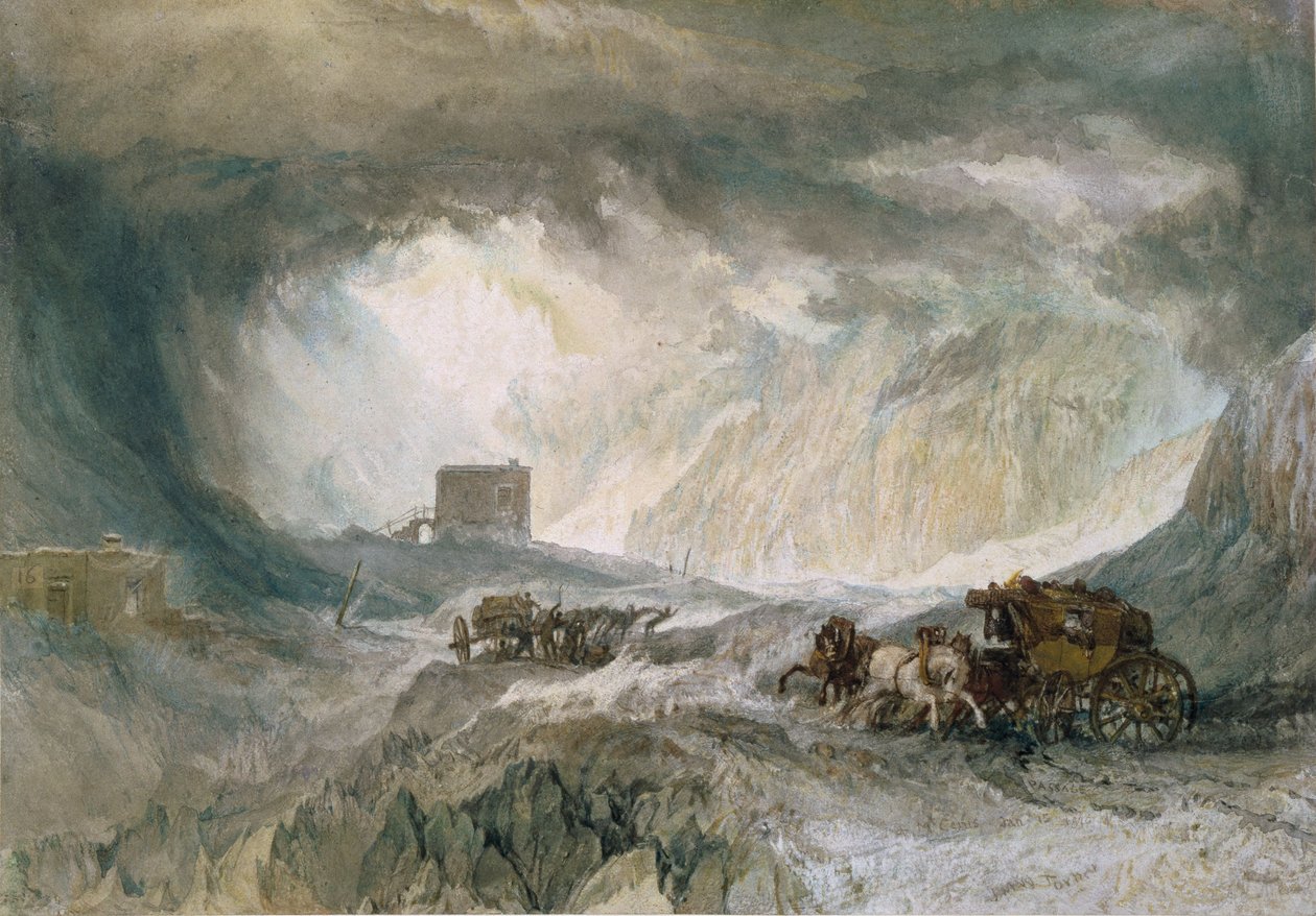 Hóvihar, Mont Cenis, 1820 alkotó: Joseph Mallord William Turner