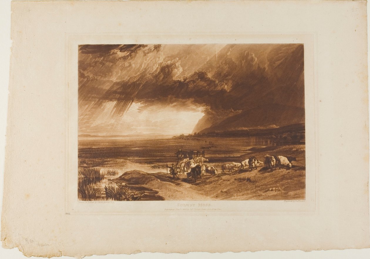 Solway Moss, 52-es lemez a Liber Studiorumtól alkotó: Joseph Mallord William Turner