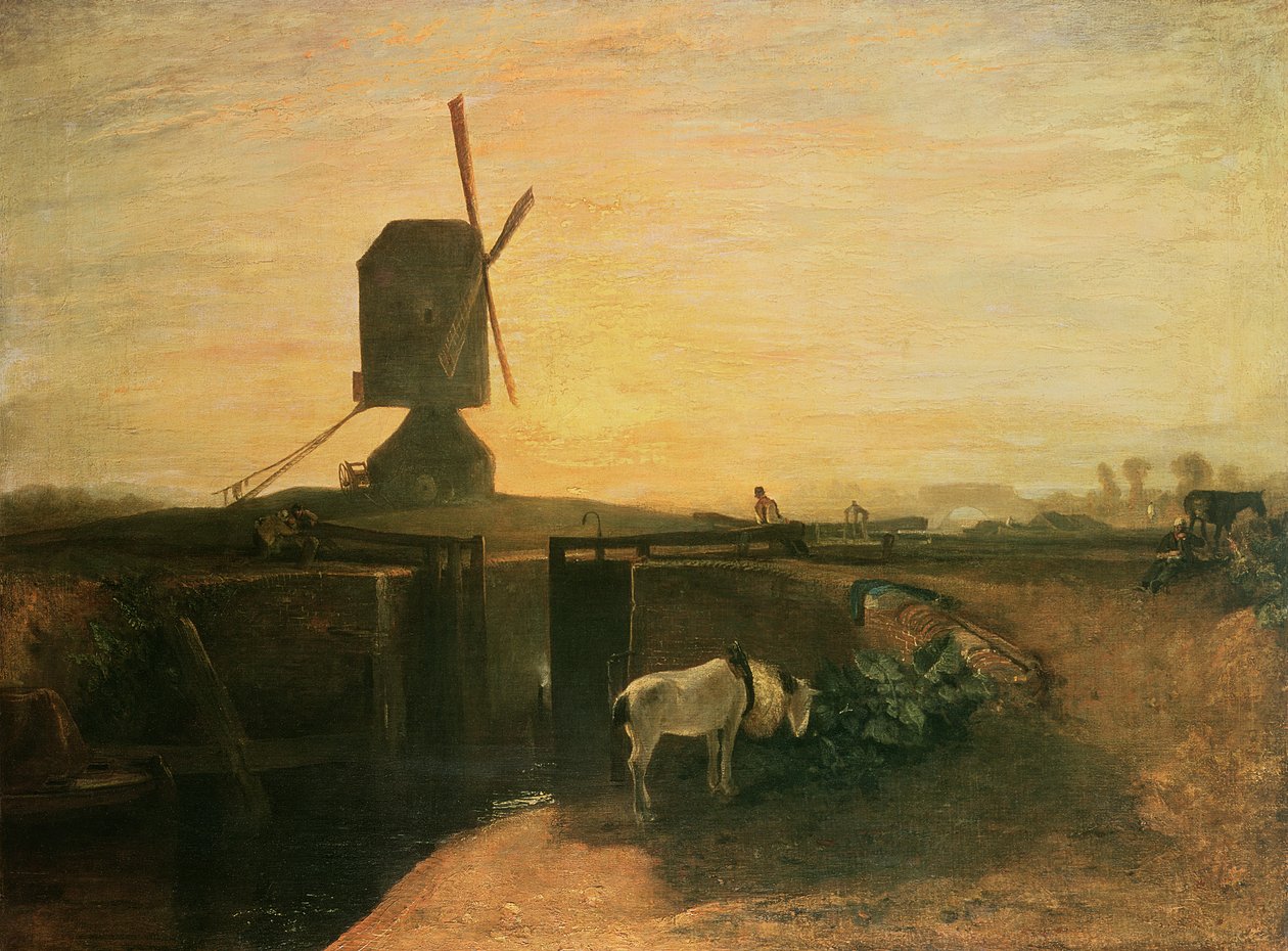 Southall malom, 1810 alkotó: Joseph Mallord William Turner