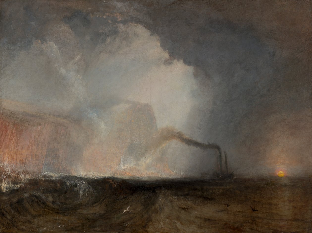 Staffa, Fingal-barlang [1832, Royal Academy of Arts, London, kiállítási katalógus] alkotó: Joseph Mallord William Turner