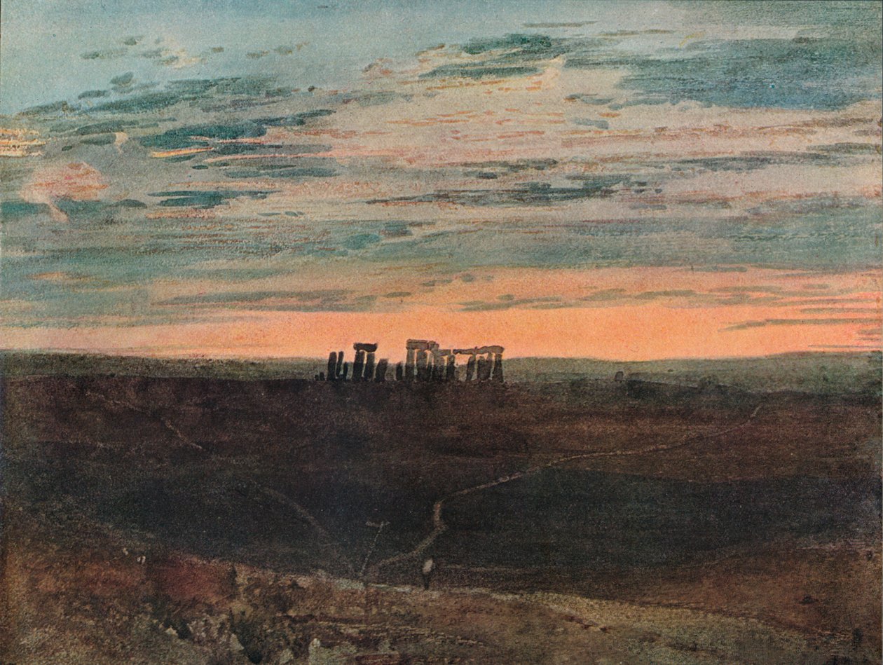 Stonehenge: Naplemente, 1909 alkotó: Joseph Mallord William Turner