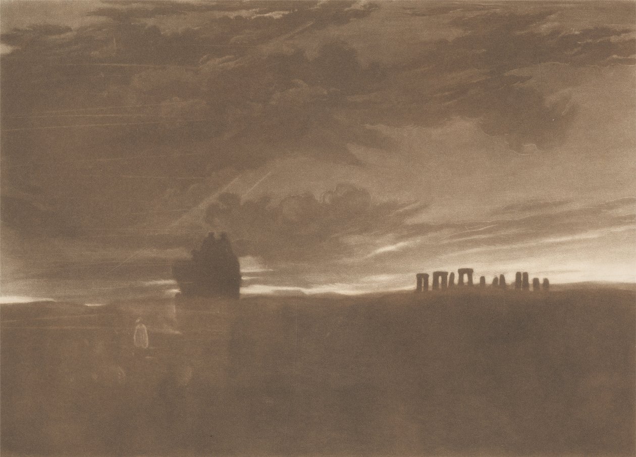 Stonehenge hajnalban alkotó: Joseph Mallord William Turner