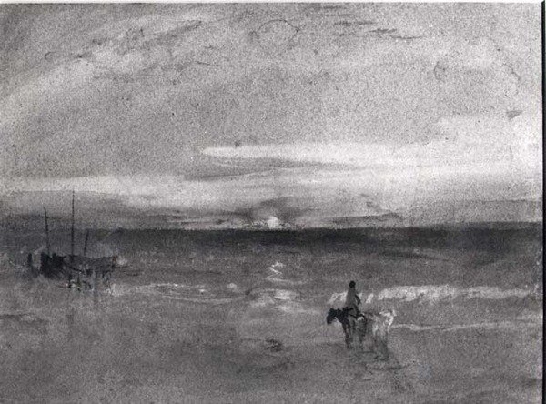 Naplemente (akvarell) (f/w fotó) alkotó: Joseph Mallord William Turner