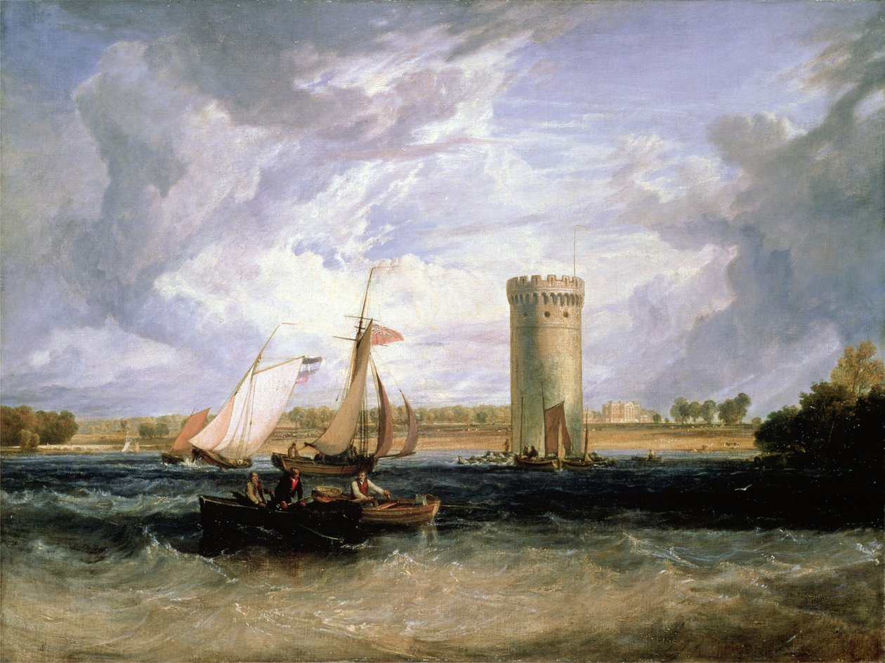 Tabley, a Sir J.F. Leicester Bt. székhelye: Szeles nap alkotó: Joseph Mallord William Turner