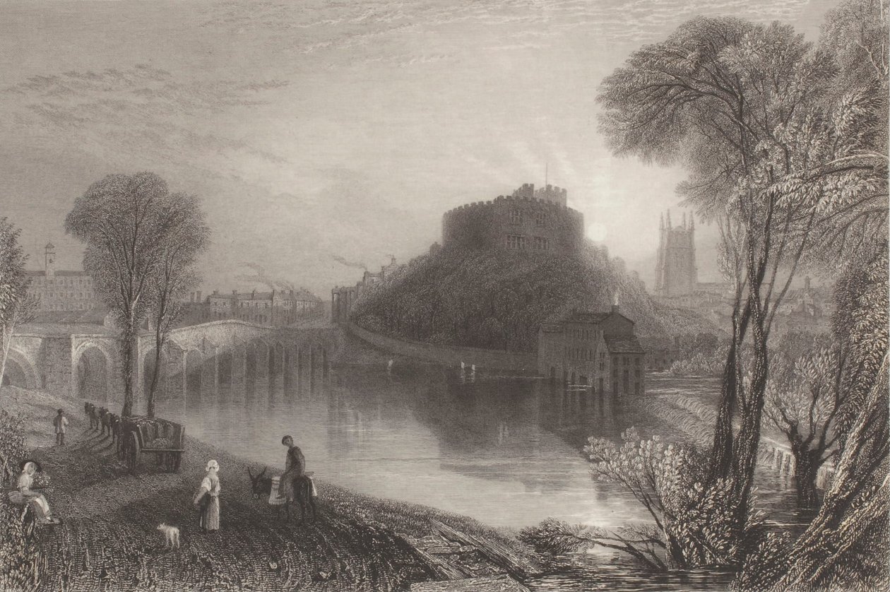 Tamworth-kastély, Staffordshire alkotó: Joseph Mallord William Turner