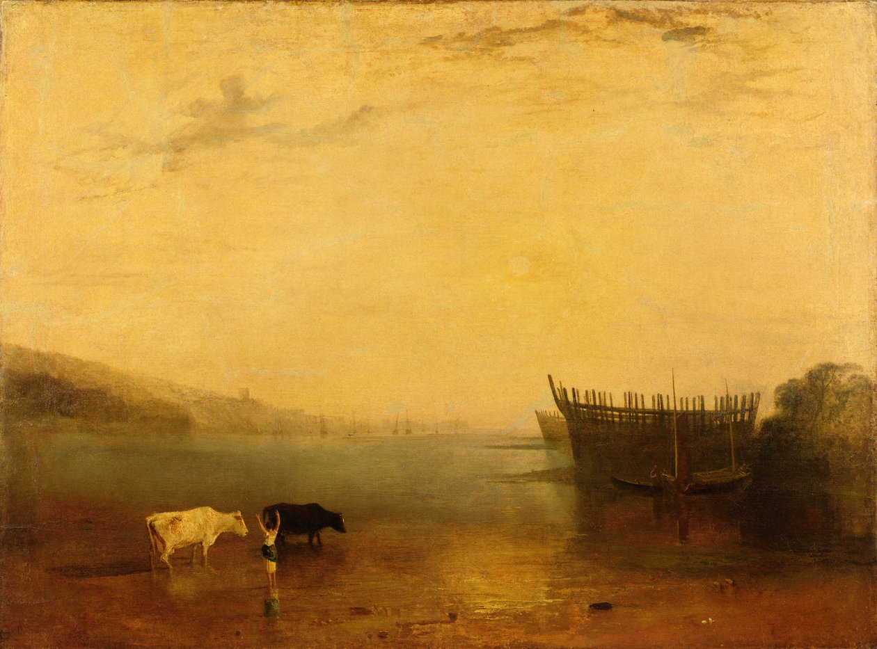 Teignmouth kikötője, 1812 körül alkotó: Joseph Mallord William Turner