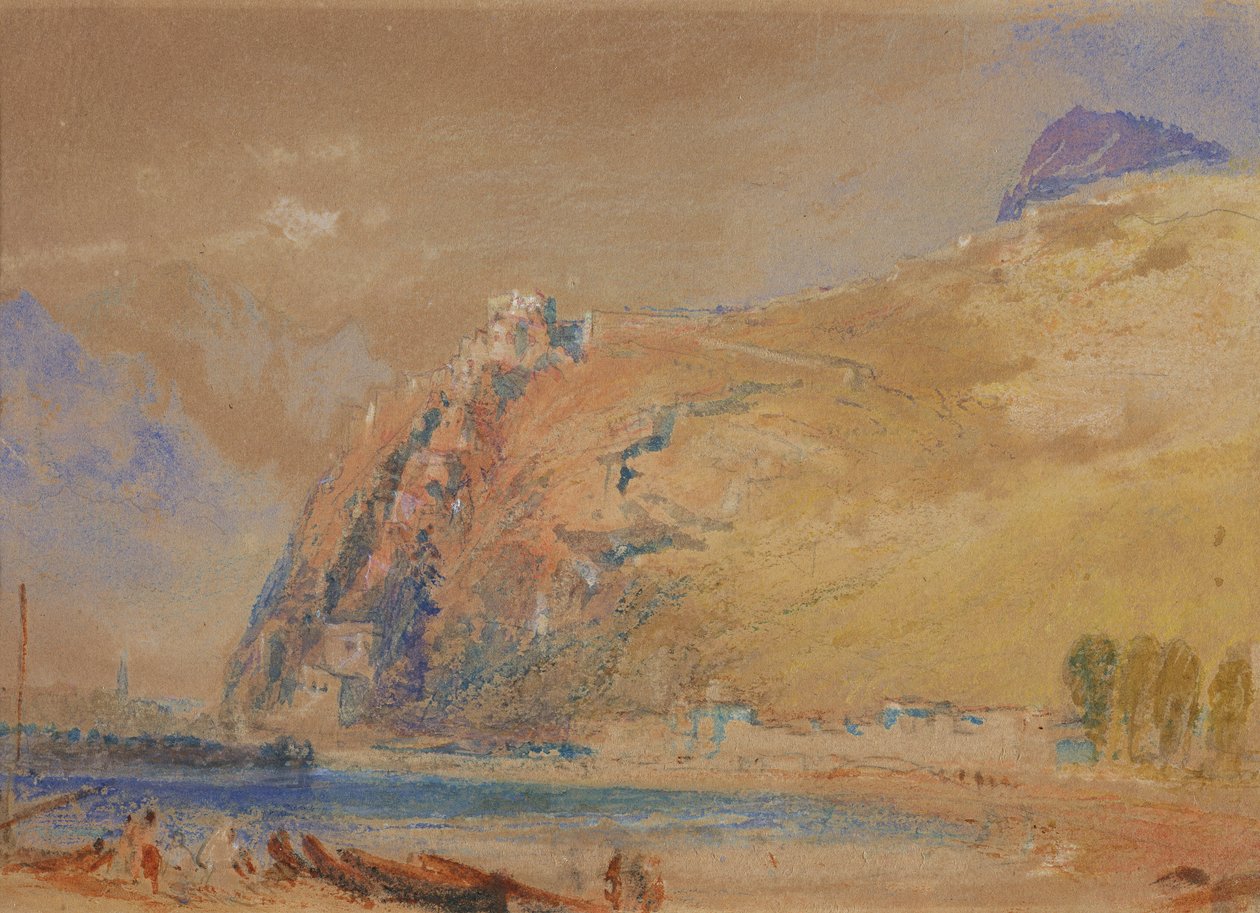 The Bastille at Grenoble from the Valley of the Isere, c.1836 (watercolor on paper) alkotó: Joseph Mallord William Turner