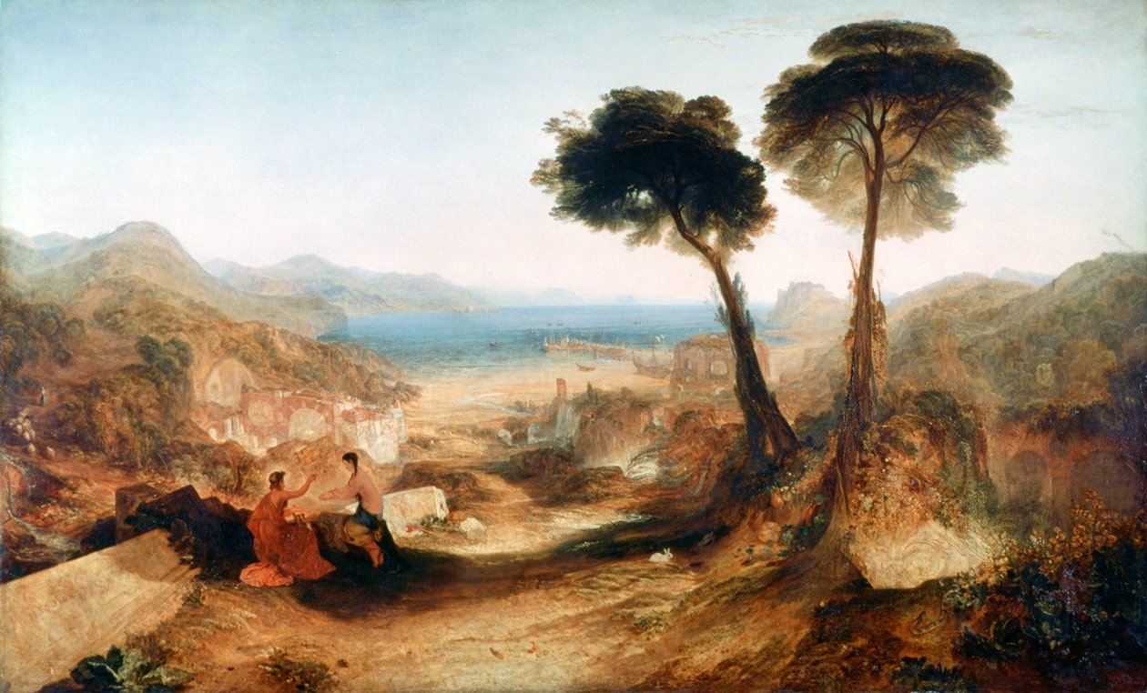 A Baiae-öböl, Apollónnal és Szibillával, 1823. alkotó: Joseph Mallord William Turner
