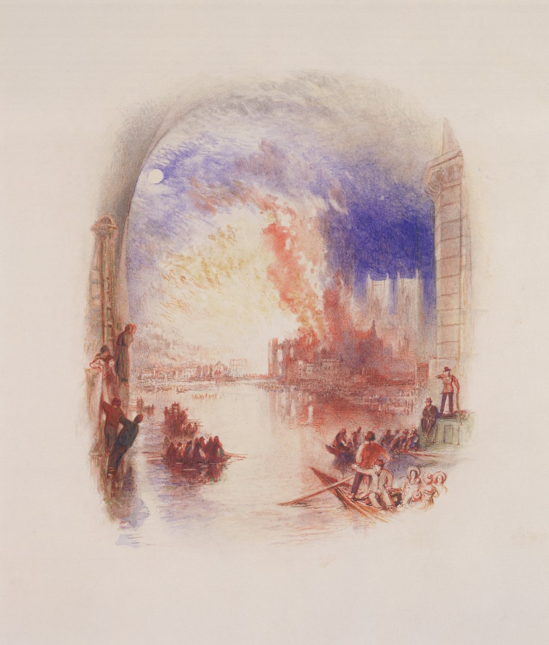 A Parlament felgyújtása alkotó: Joseph Mallord William Turner