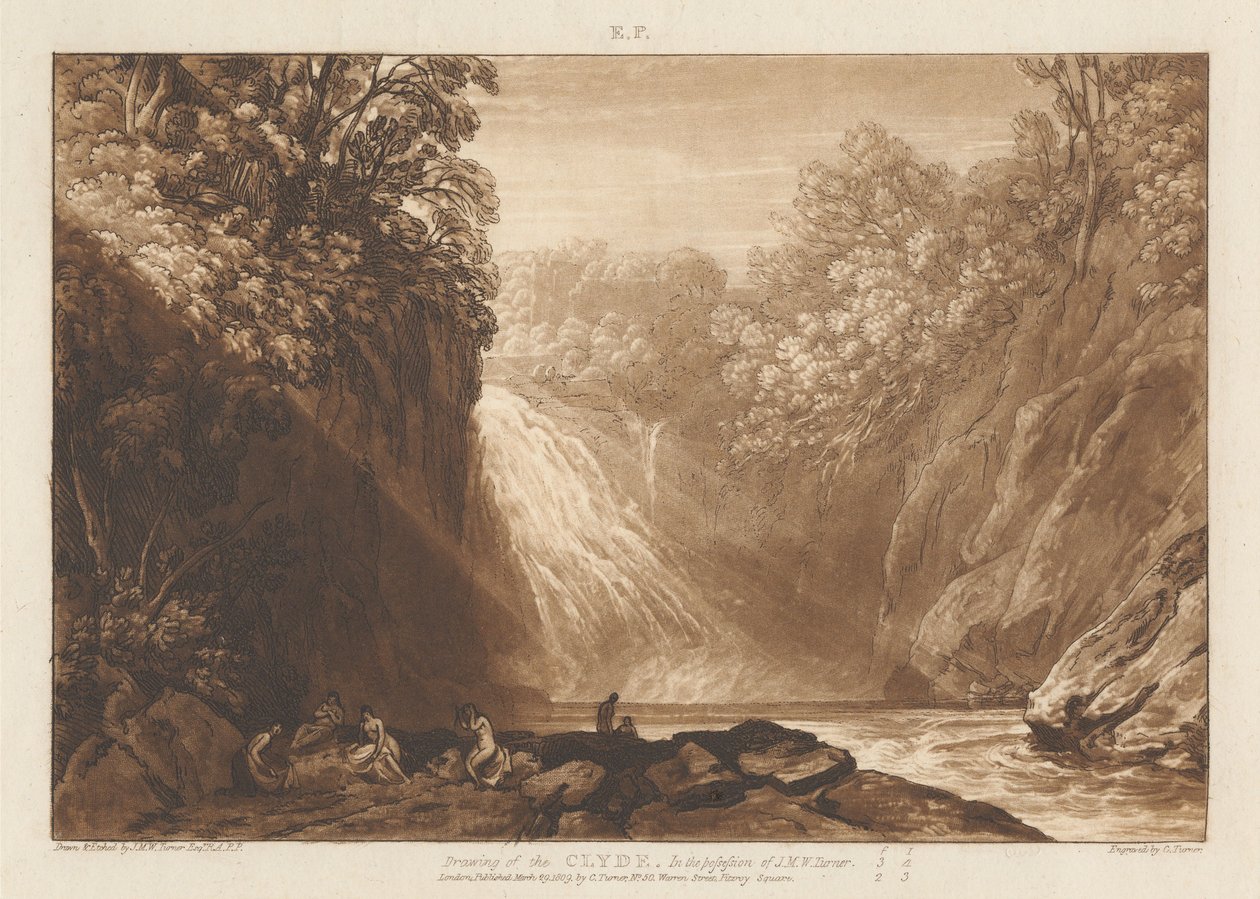 A Clyde rajza alkotó: Joseph Mallord William Turner