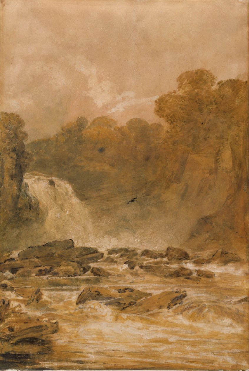 A Clyde vízesése alkotó: Joseph Mallord William Turner