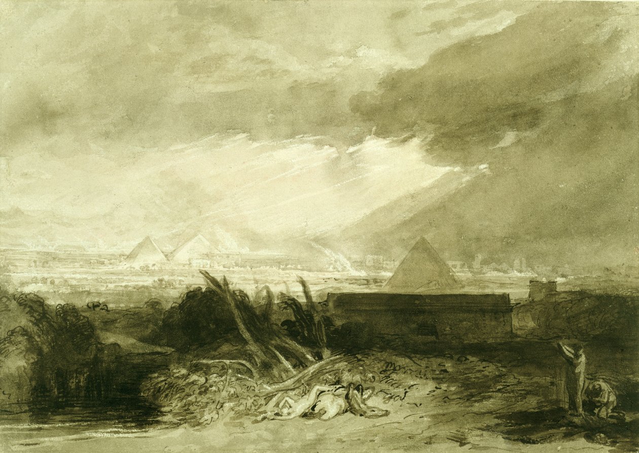 Egyiptom ötödik pestisjárványa alkotó: Joseph Mallord William Turner