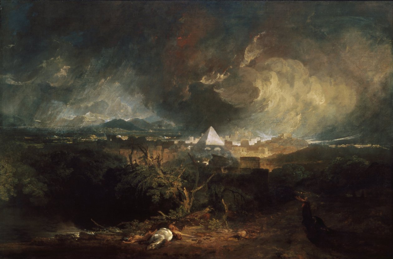 Egyiptom ötödik pestisjárványa, 1800 alkotó: Joseph Mallord William Turner