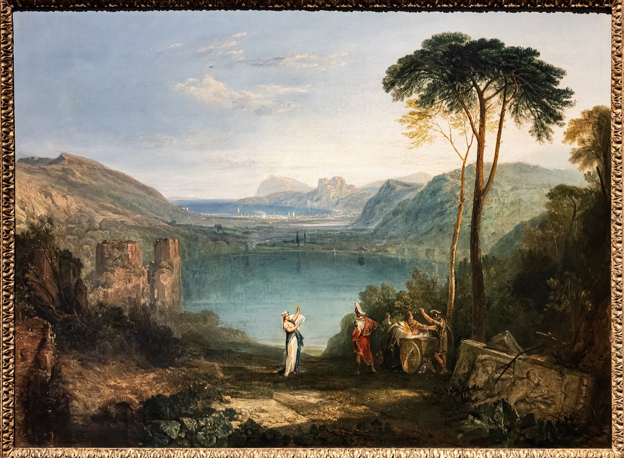 Az Avernus-tó, Aeneas, a Cumaean Sybil alkotó: Joseph Mallord William Turner