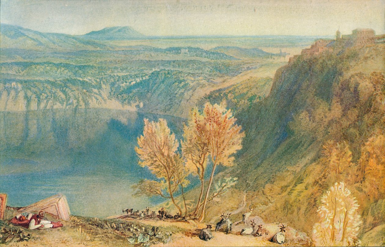 A Nemi-tó, 1909 alkotó: Joseph Mallord William Turner