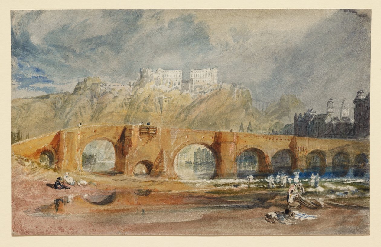 A moseli híd Koblenznél alkotó: Joseph Mallord William Turner