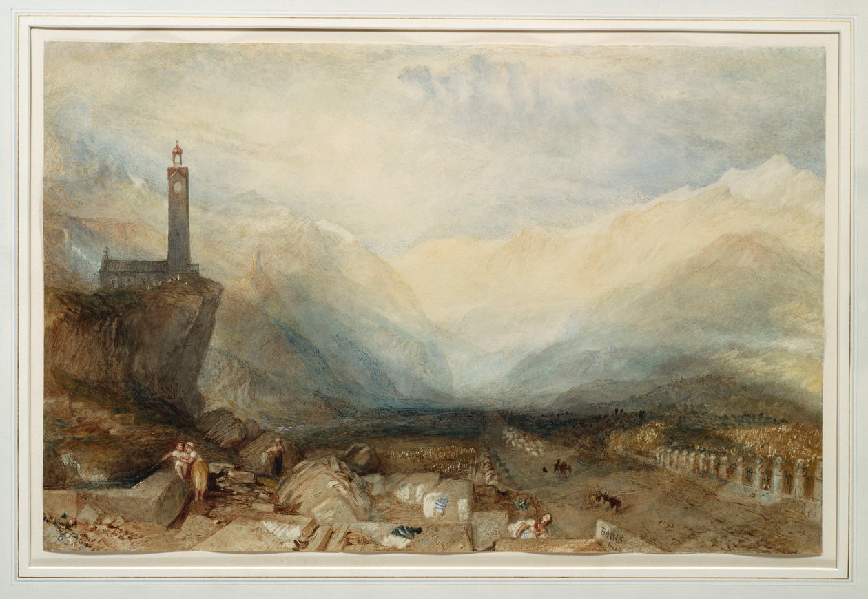 A Splugen-hágó, 1842-43 körül alkotó: Joseph Mallord William Turner
