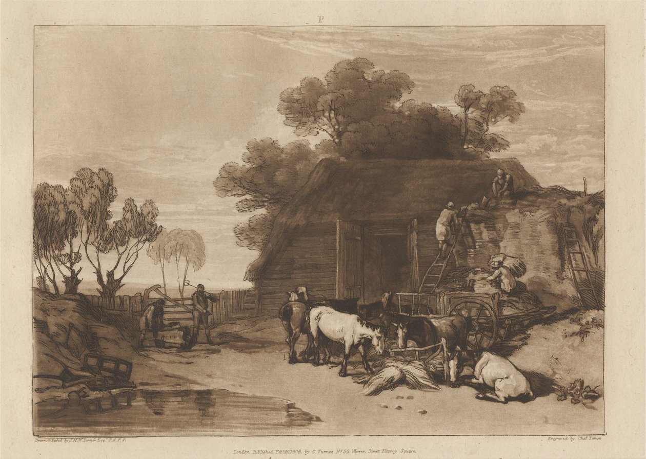 A szalmaudvar alkotó: Joseph Mallord William Turner