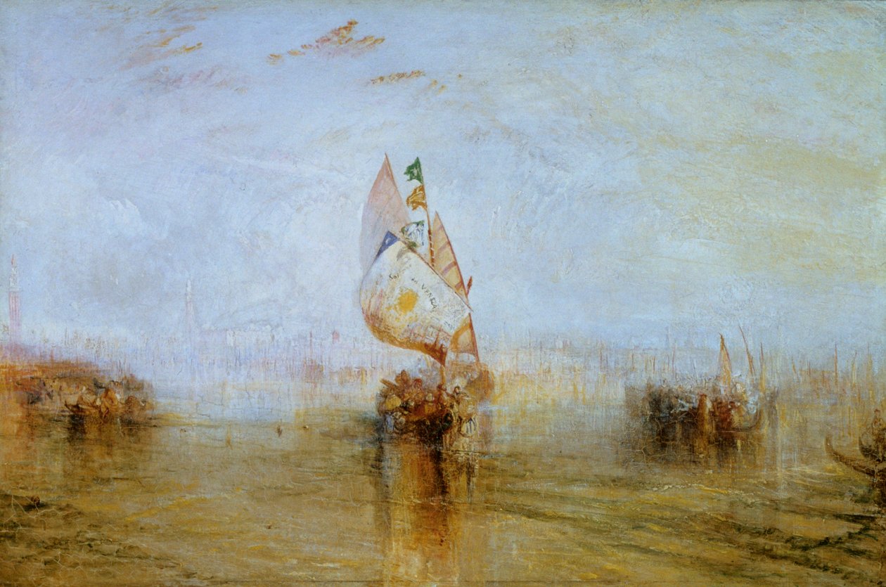 A velencei nap tengerre száll, 1843 alkotó: Joseph Mallord William Turner