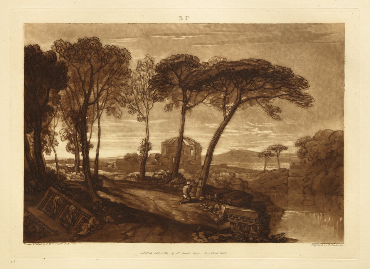 Minerva Medica temploma alkotó: Joseph Mallord William Turner