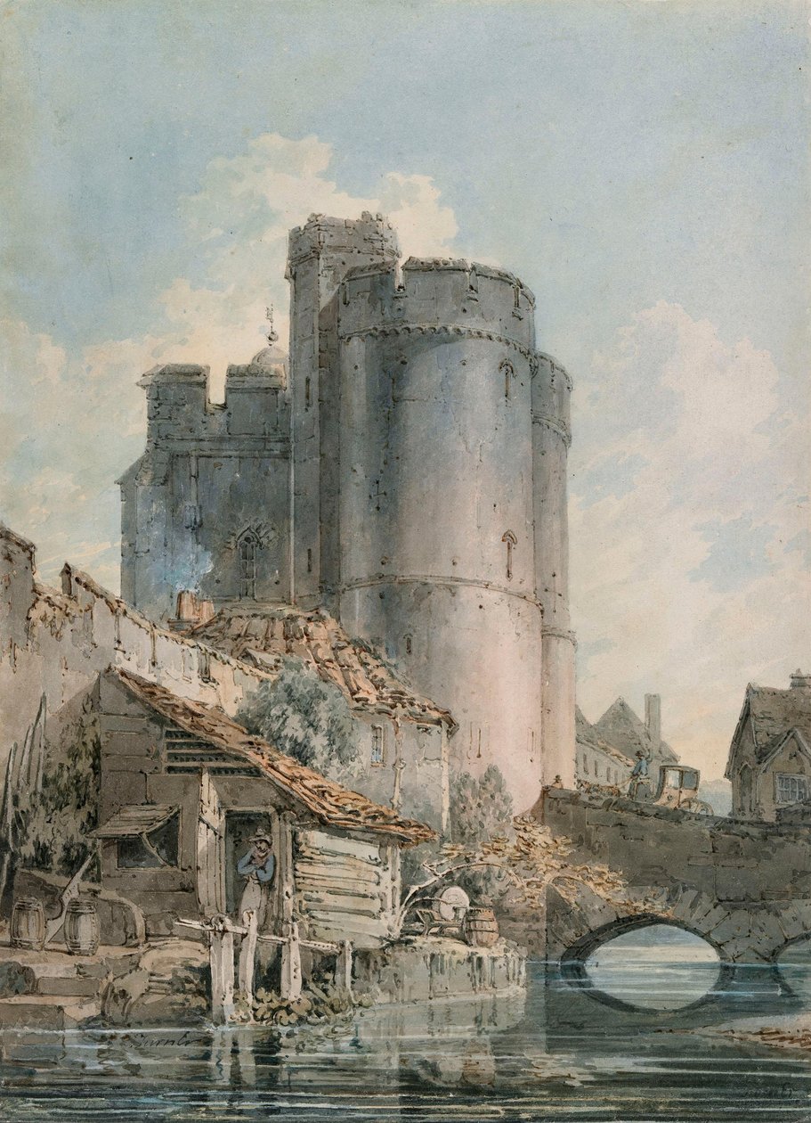 A Nyugati Kapu, Canterbury, Kent alkotó: Joseph Mallord William Turner