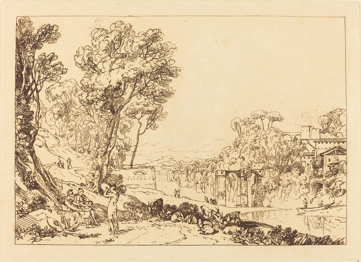 A nő és a tambura alkotó: Joseph Mallord William Turner