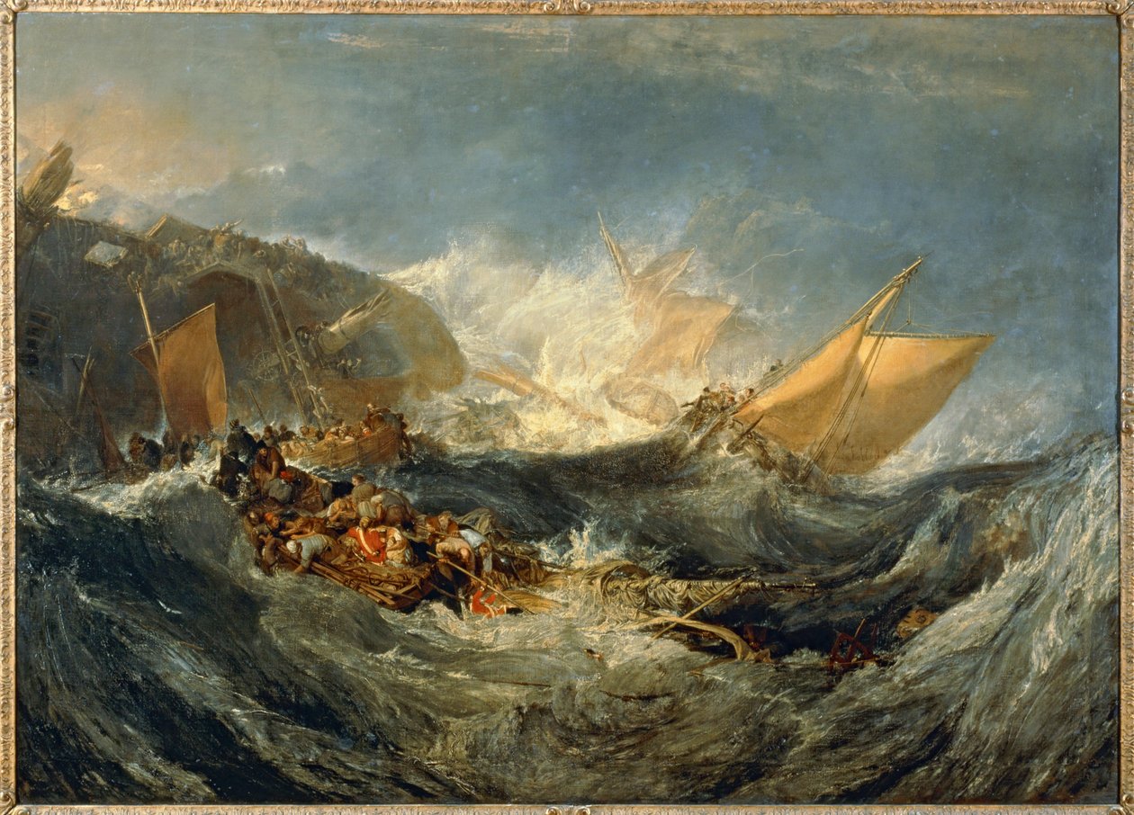 The Wreck of a Transport Ship ... (festmény, vászon) alkotó: Joseph Mallord William Turner