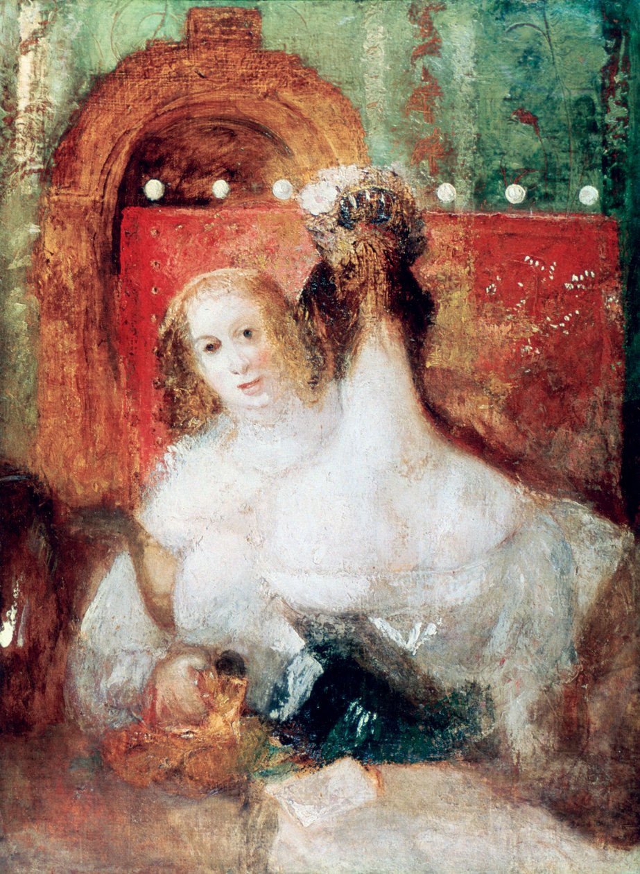 Két nő egy levéllel, c1830 alkotó: Joseph Mallord William Turner