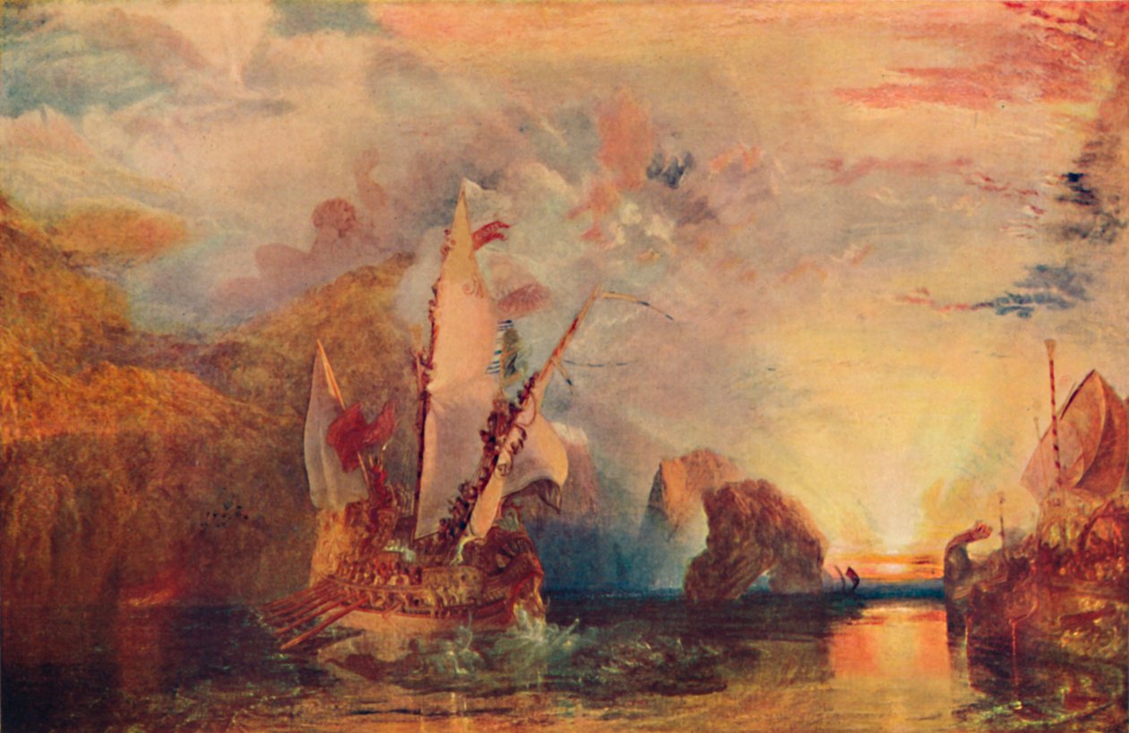 A Polyphemust gúnyoló Ulysses, 1829, 1904 alkotó: Joseph Mallord William Turner