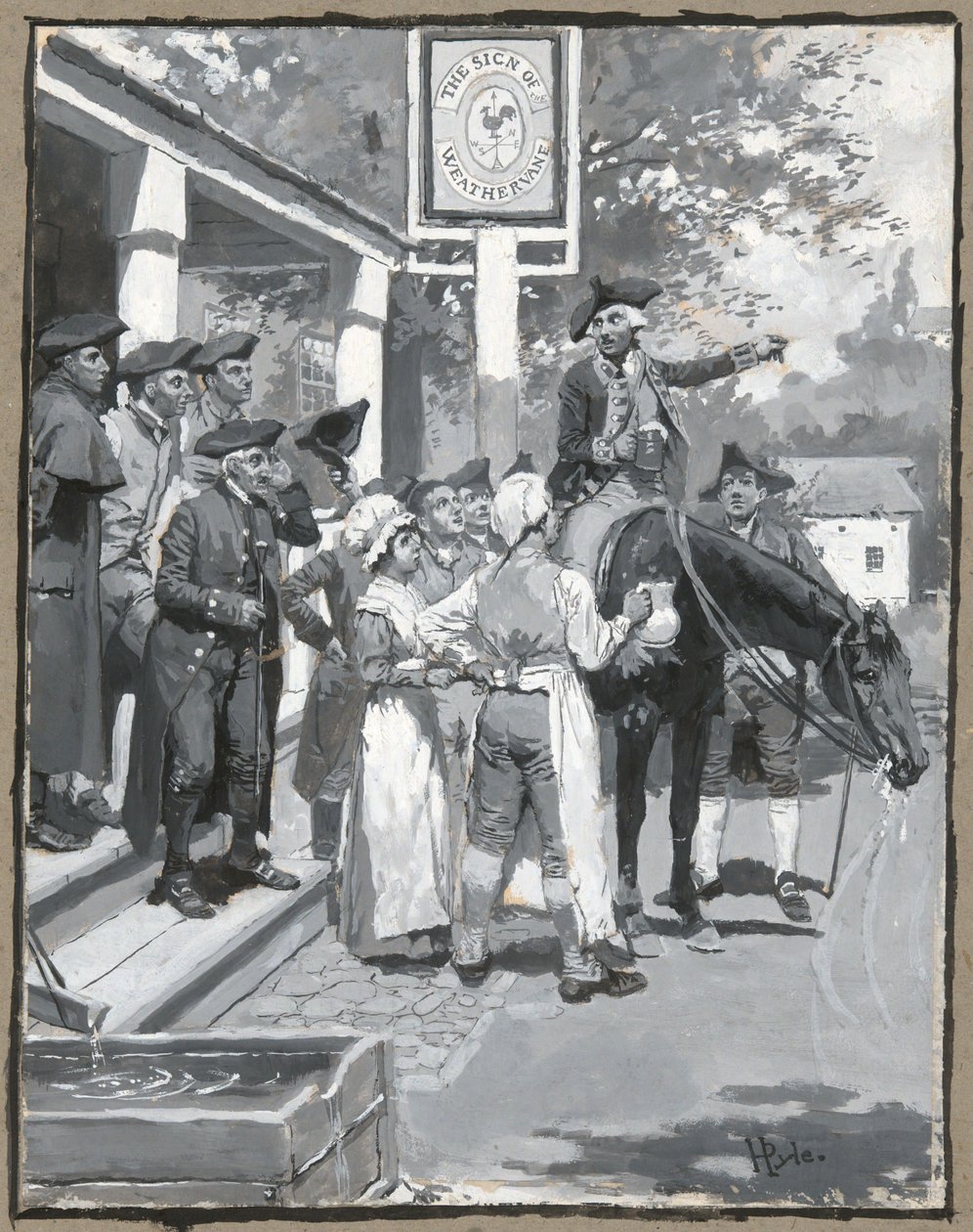 Felső Reichenbach-vízesés: szivárvány alkotó: Joseph Mallord William Turner