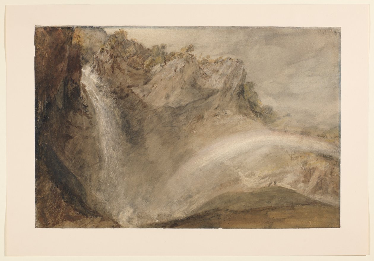 A Reichenbach felső esése, 1802 alkotó: Joseph Mallord William Turner