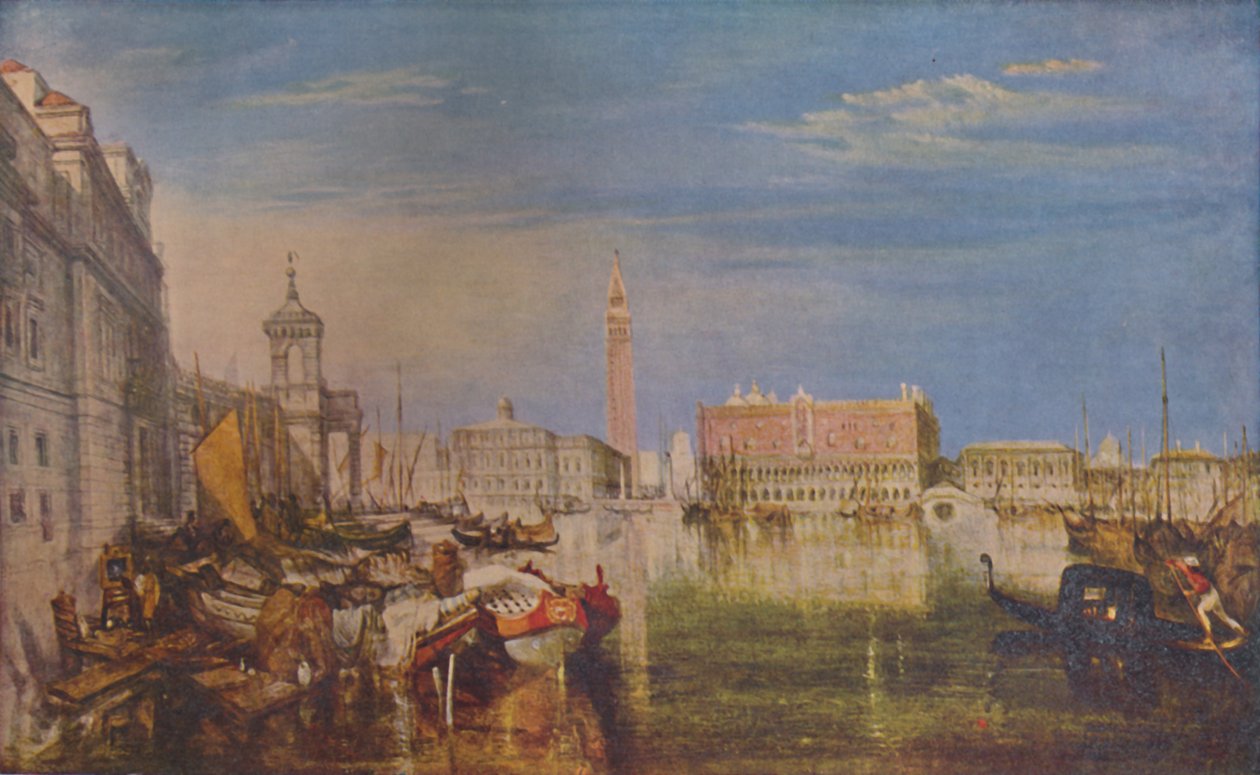 Velence-Canaletti festmény, c1833, 1925. alkotó: Joseph Mallord William Turner