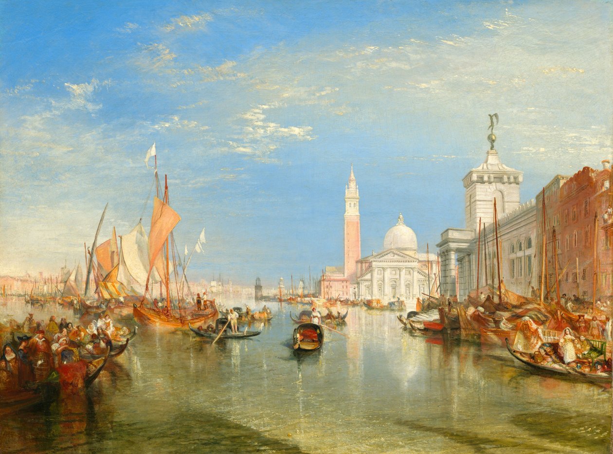 Velence: Dogana és San Giorgio Maggiore alkotó: Joseph Mallord William Turner
