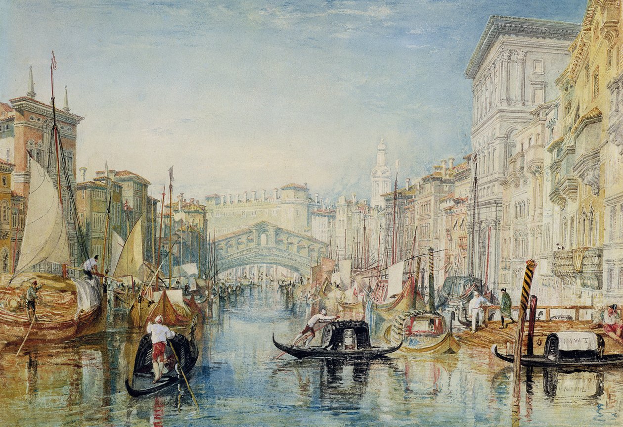 Velence: A Rialto alkotó: Joseph Mallord William Turner
