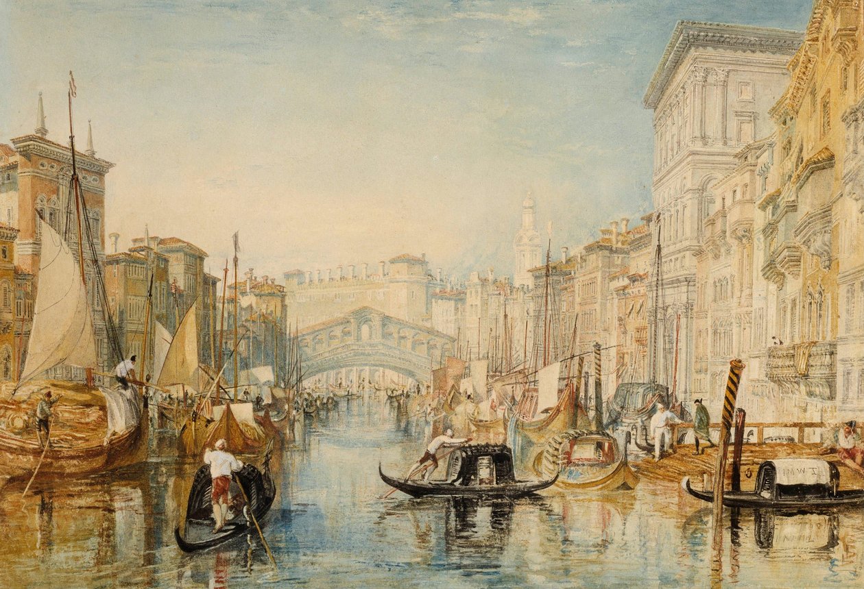 Velence: A Rialto alkotó: Joseph Mallord William Turner