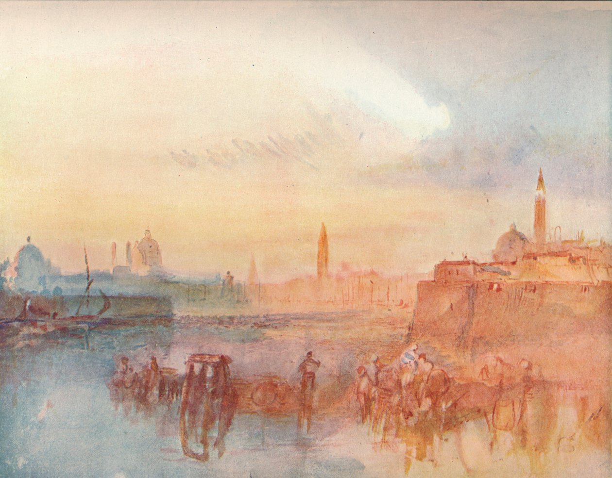 Velence: S. Giorgio Maggiore üdvözlete, 1909 alkotó: Joseph Mallord William Turner