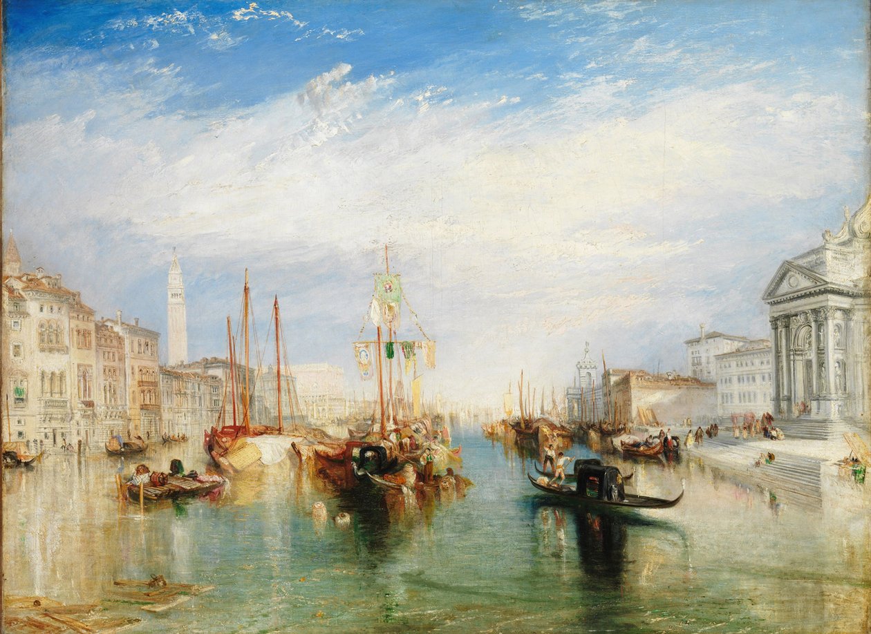 Velence, a Madonna della Salute tornácáról, 1835 körül (olaj, vászon) alkotó: Joseph Mallord William Turner