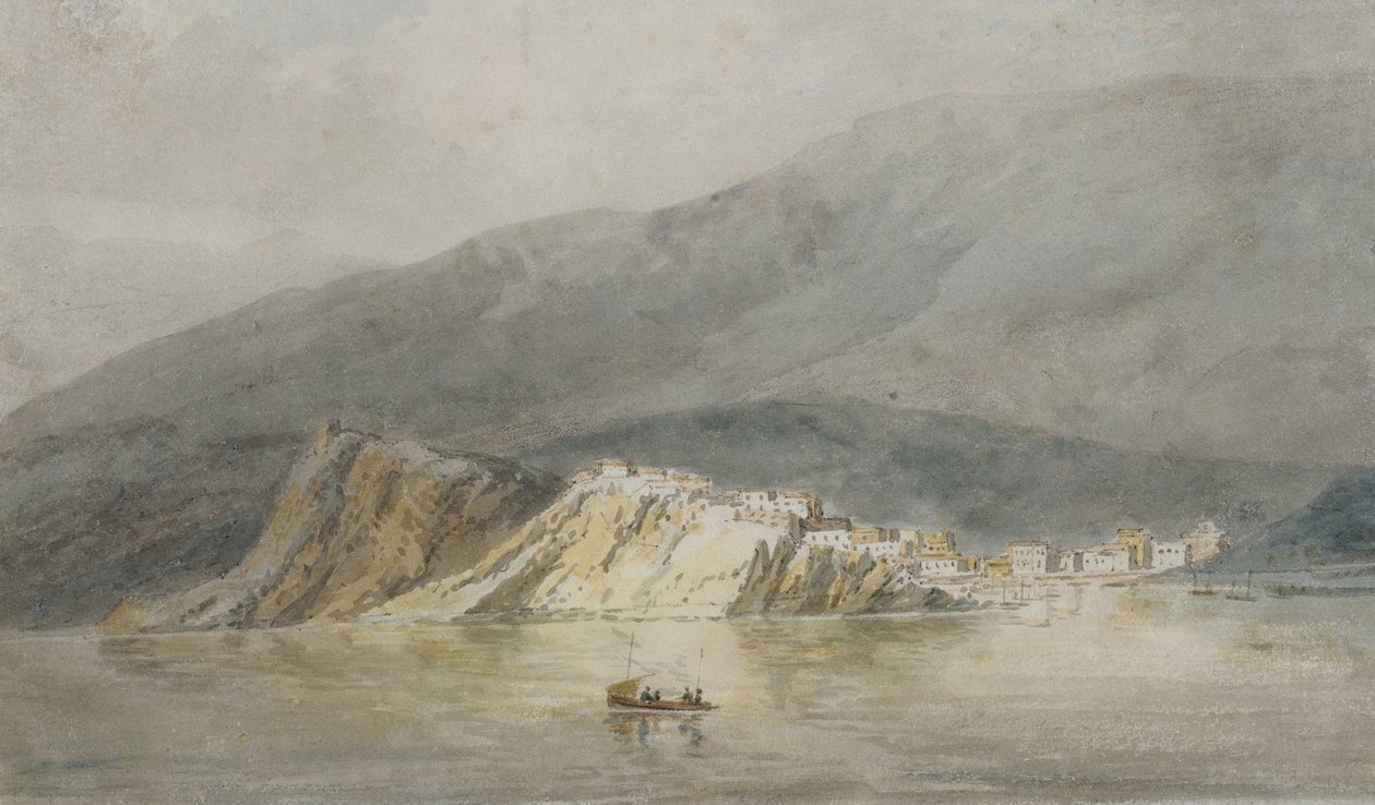 Sestri di Levante látképe, Genova, 1794-95 körül alkotó: Joseph Mallord William Turner