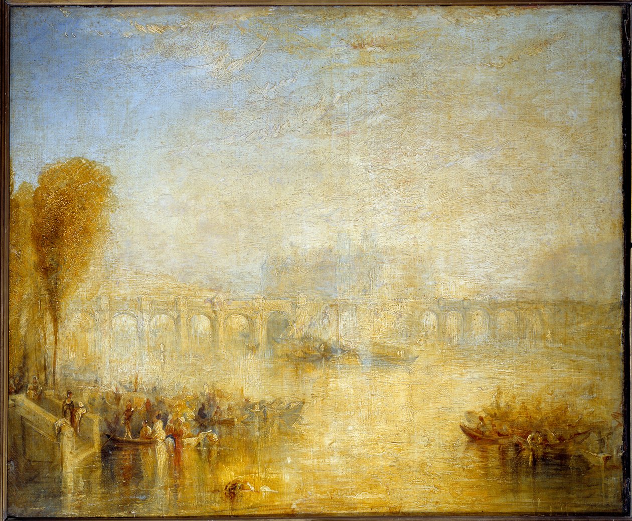 Kilátás a Pont Neuf-ra Párizsban 1819-ben Joseph William Turner (1775-1851) festménye alkotó: Joseph Mallord William Turner