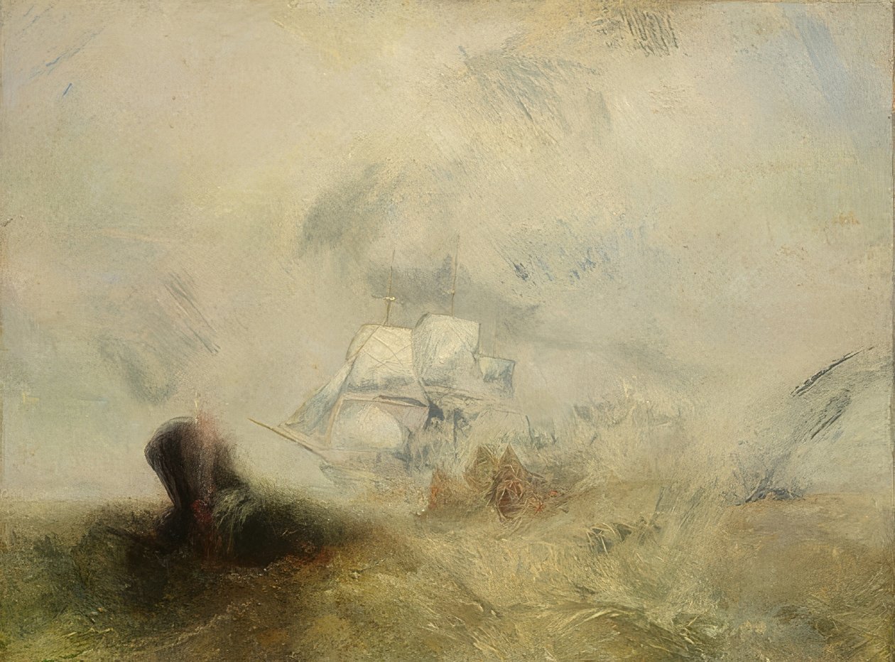 Walfänger. egy 1845 alkotó: Joseph Mallord William Turner