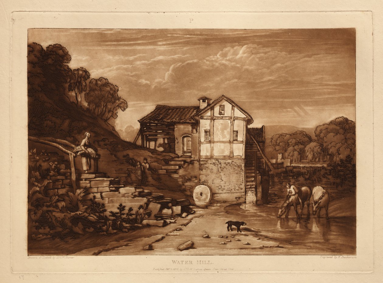 Vízimalom alkotó: Joseph Mallord William Turner