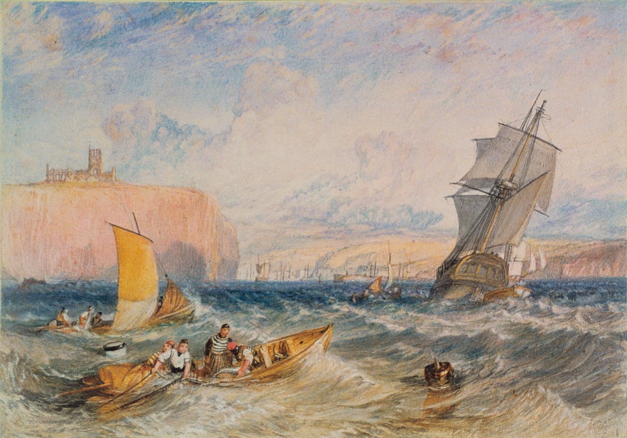 Whitby, 1824 alkotó: Joseph Mallord William Turner