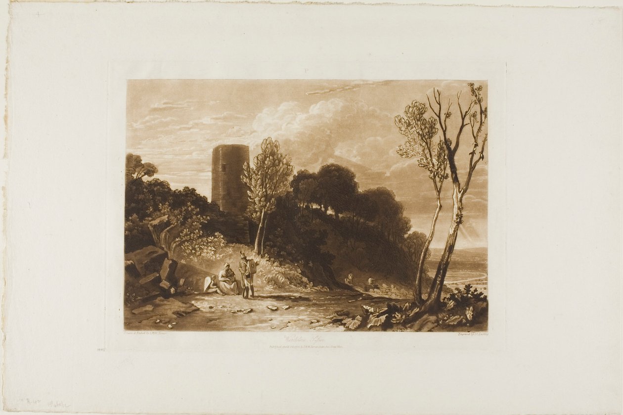 Winchelsea, Sussex, 42. lemez a Book of Studiesból alkotó: Joseph Mallord William Turner