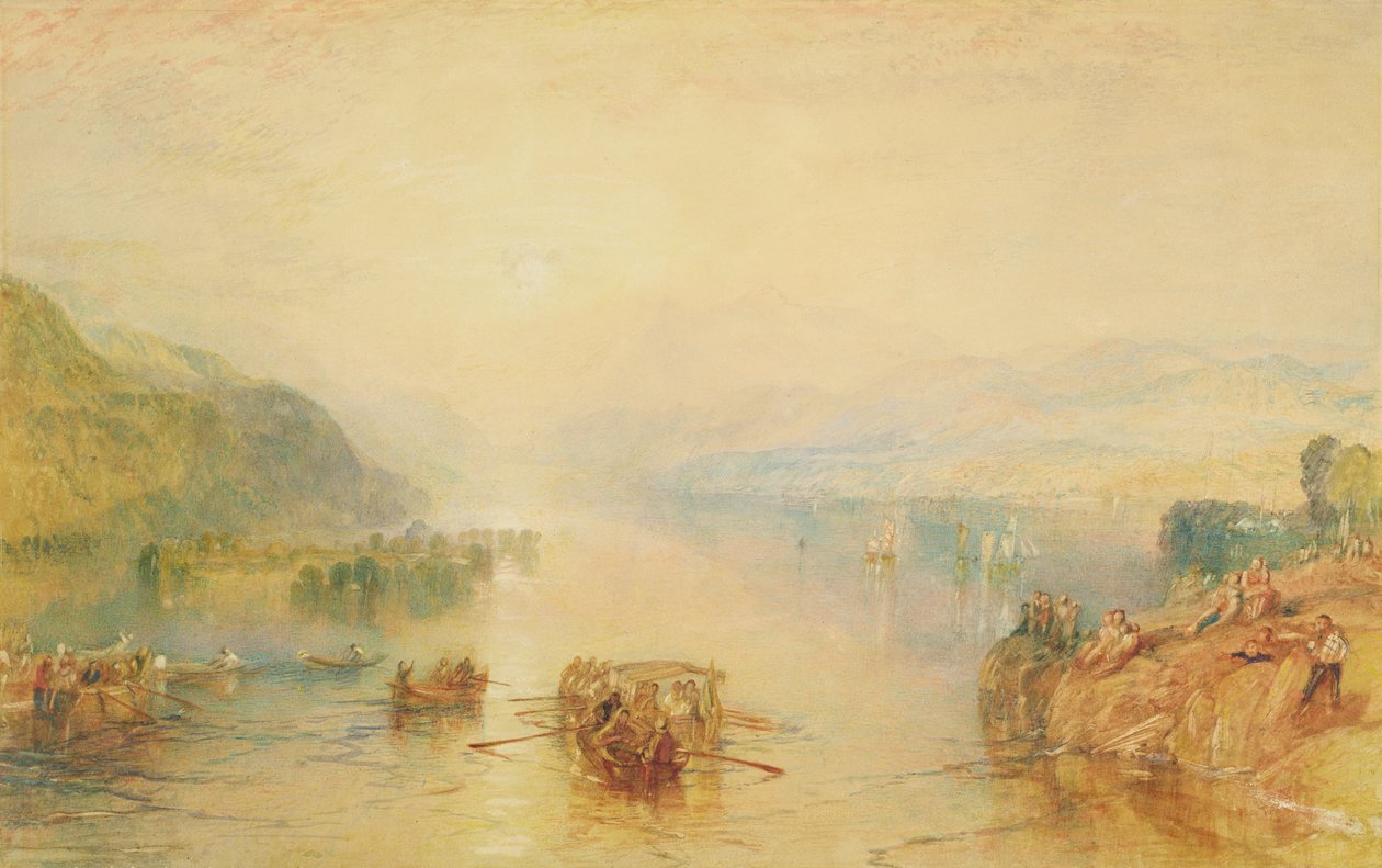 Windermere, Westmorland (akvarell papíron) alkotó: Joseph Mallord William Turner